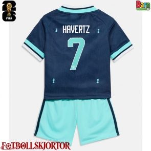 Tyskland Kai Havertz #7 Borta Kläder Barn VM 2026 Kortärmad (+ Korta byxor)